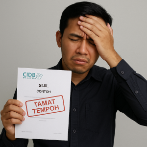 SIJIL CIDB TAMAT TEMPOH