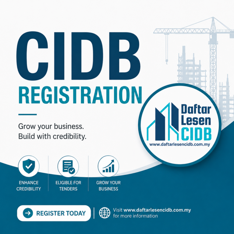 CIDB Registration – CIDB G1 to CIDB G7